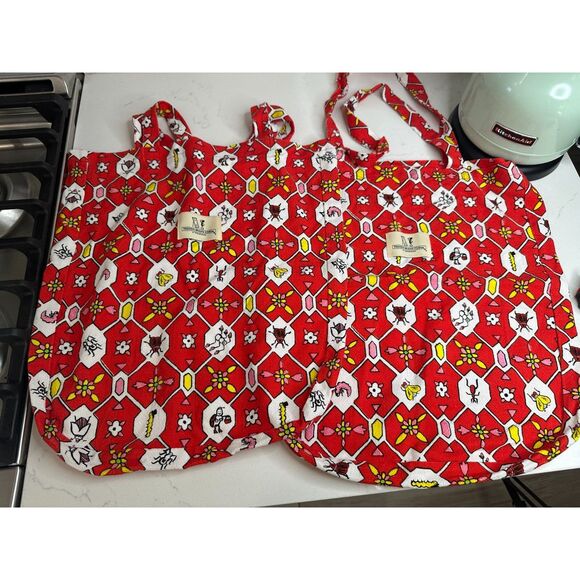 Fashion Brand Company Handbags - Fashion Brand Company Linen Tote Bags x2